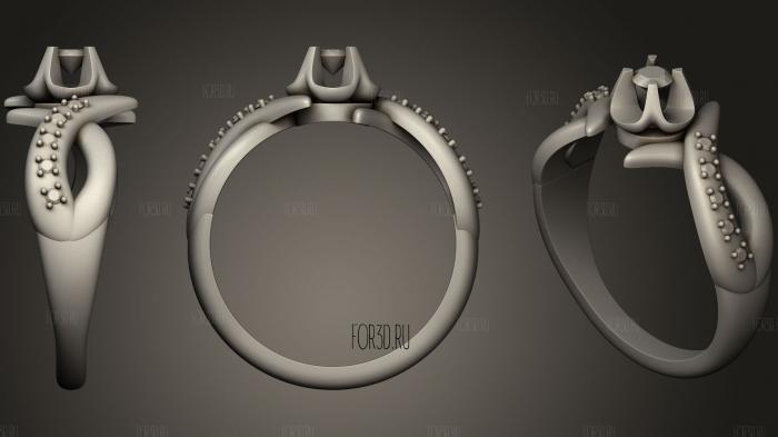 Ring 7 stl model for CNC